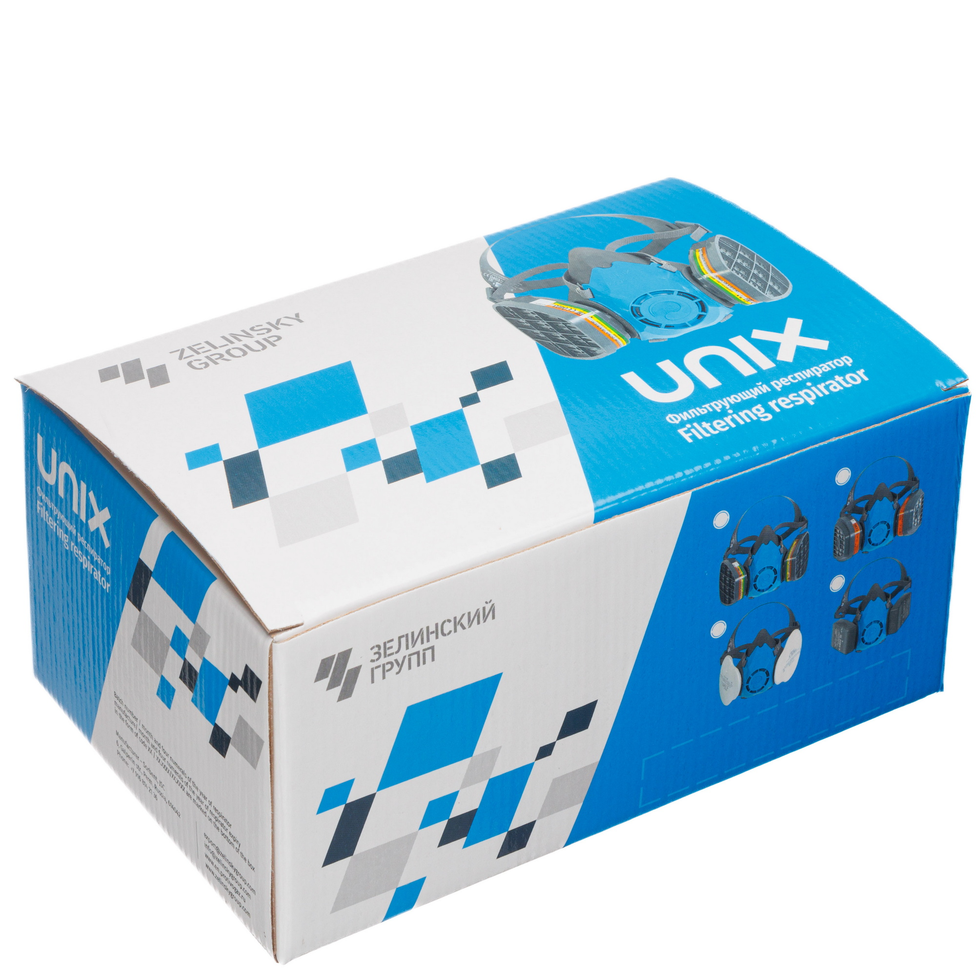 картинка Респиратор фильтрующий UNIX 2100 марки А2В2Е2 ТУ 2568-610-05795731-2013(2 рост) 