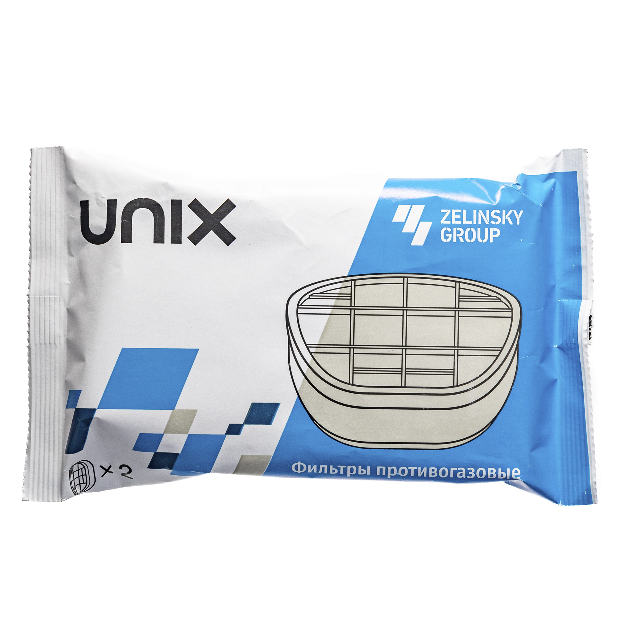 картинка Фильтр противогазовый UNIX 520 марки В1Е2 